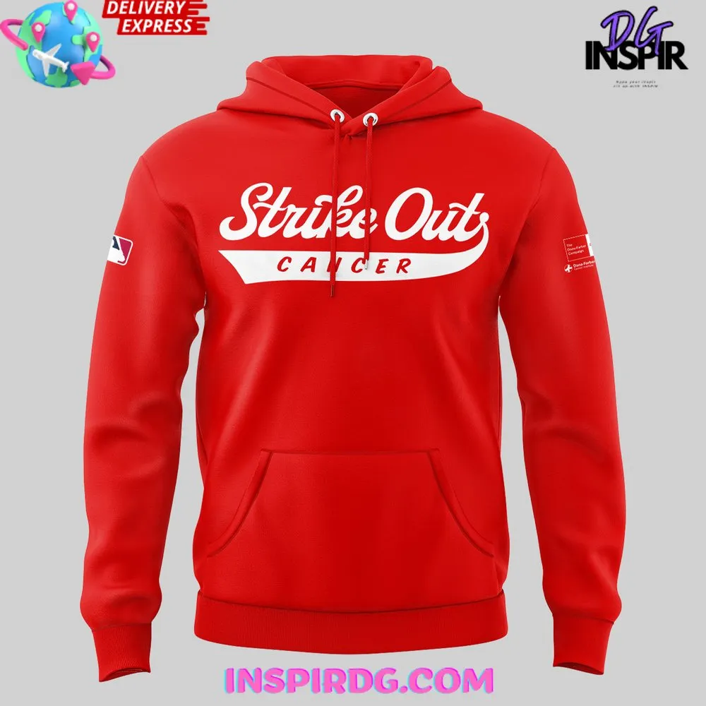 -Boston Red Sox Strike Out Cancer Hoodie