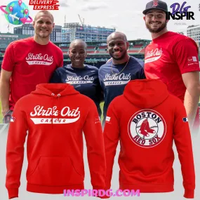 -Boston Red Sox Strike Out Cancer Hoodie