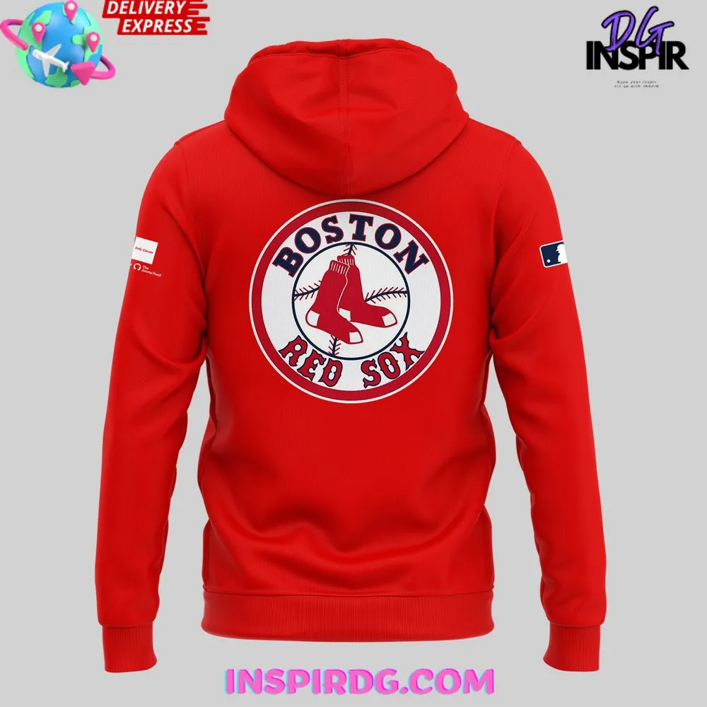 -Boston Red Sox Strike Out Cancer Hoodie