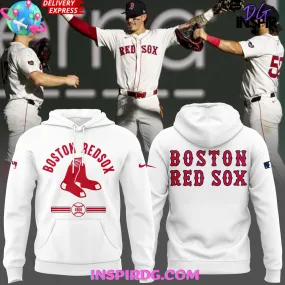 -MLB Boston Red Sox Classic Logo Baseball Hoodie