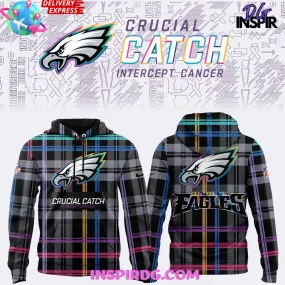 -Philadelphia Eagles NFL Crucial Catch 2024 Hoodie