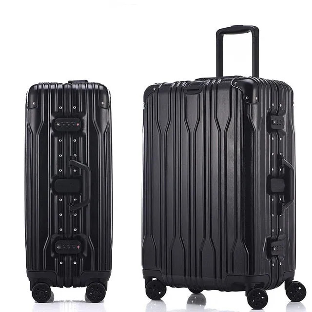 20'24'26'28' Aluminum Frame Spinner Luggage Carry-On Cabin Tsa Scratch Resistant Travel Trolley