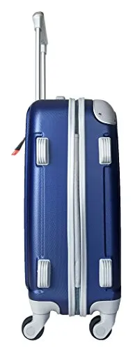 3 Pc Luggage Set Hardside Rolling 4Wheel Spinner Upright Carryon Travel Abs Blue