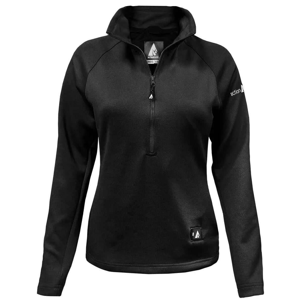 ActionHeat 5V Women's 1/2 Zip Pullover Battery Heated Shirt