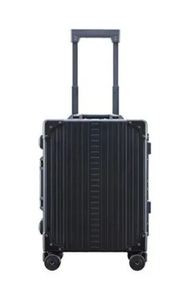 Aleon 19 International Carry-On Aluminum Hardside Luggage (Onyx) Black