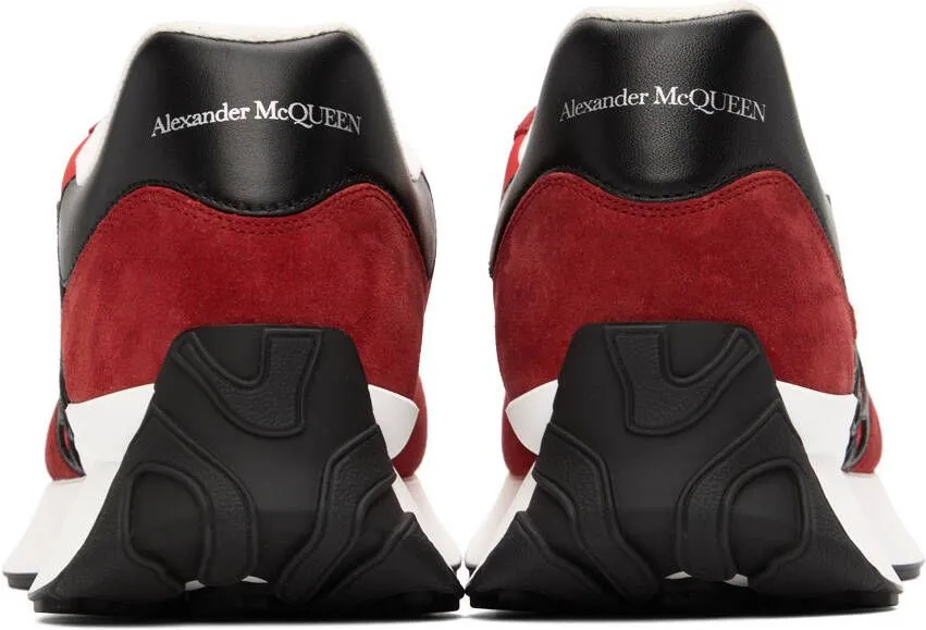 Alexander McQueen Red Sprint Sneakers