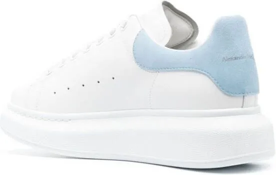 Alexander McQueen suede-panel lace-up sneakers White