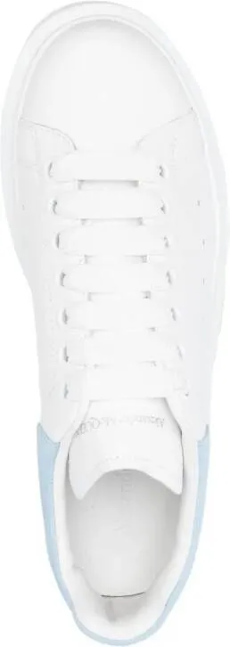 Alexander McQueen suede-panel lace-up sneakers White