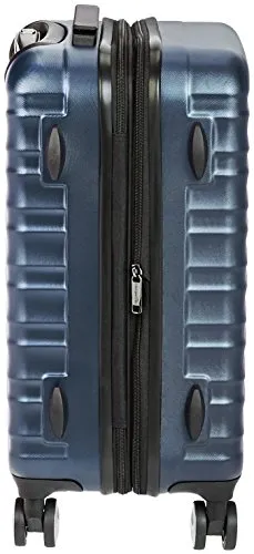 AmazonBasics Premium Hardside Spinner Luggage with Built-In TSA Lock - 20-Inch Carry-on, Navy Blue