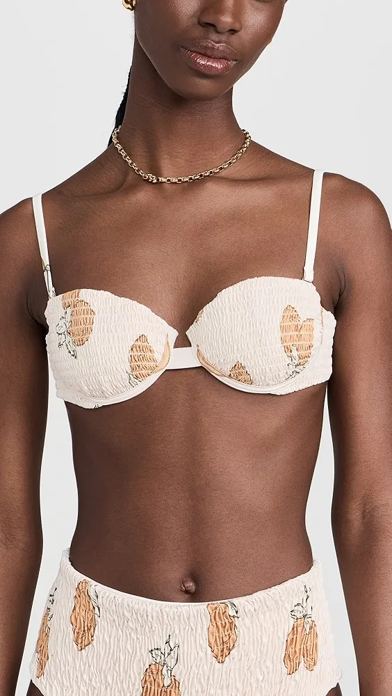 Ancora   Le Citron Scrunchie Bikini Top 