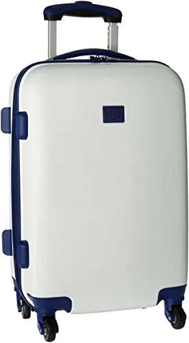 Anne Klein Palm Springs 20” Hardside Carry-On Spinner Luggage, White/Navy