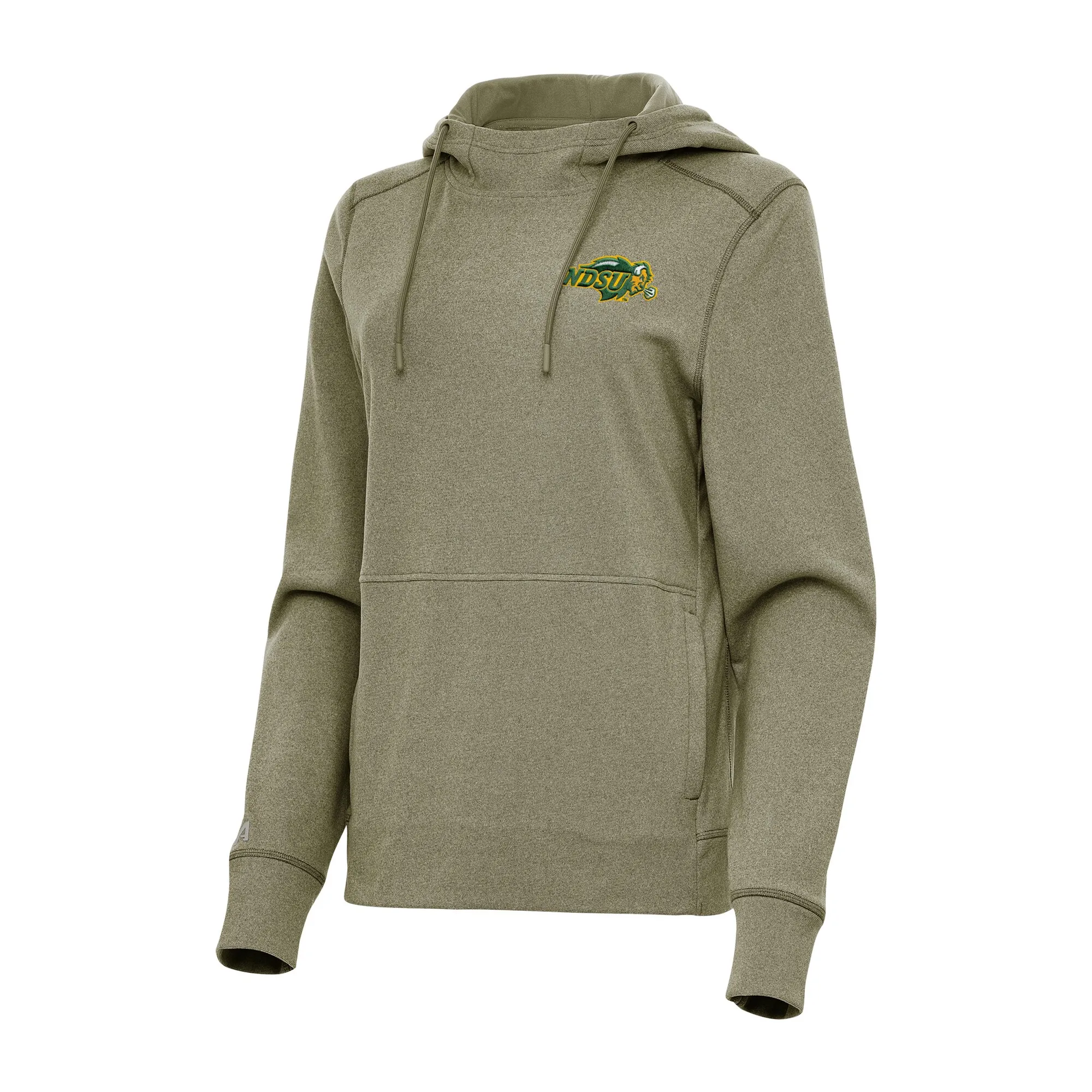 Antigua NDSU Bison Women's Olive Justice Pullover Hoodie