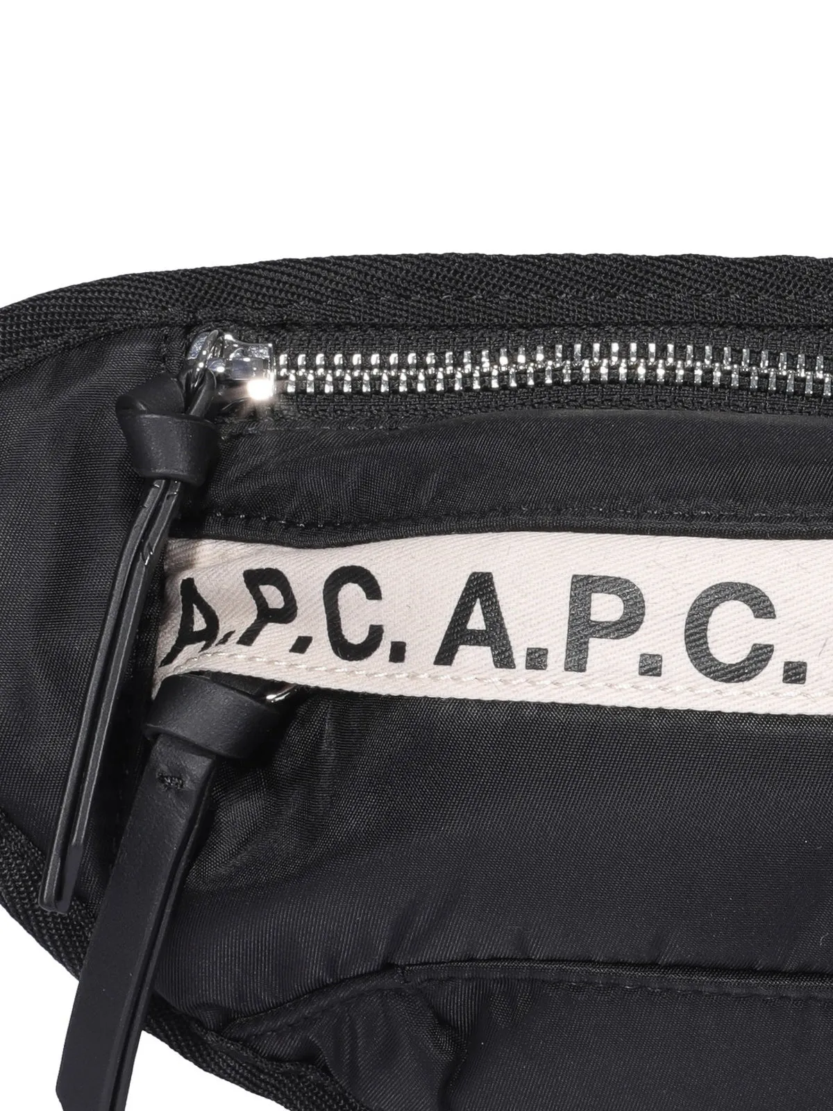 A.P.C. Logo Tape Zip-Up Belt Bag