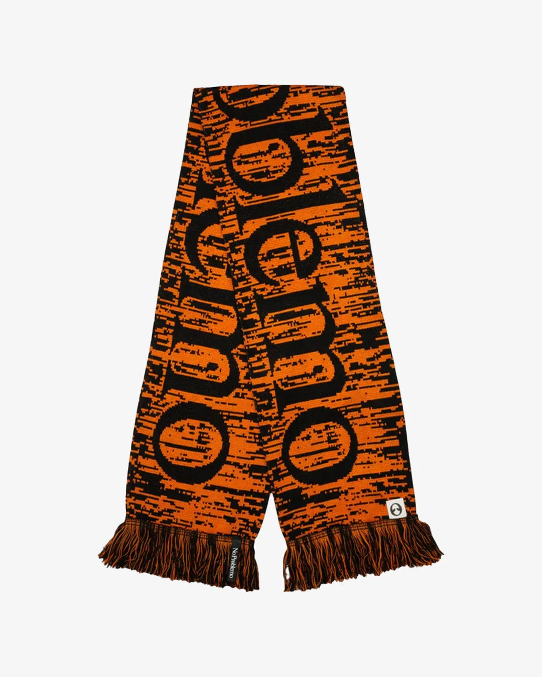 Aries Arise No Problemo Glitch Scarf Orange