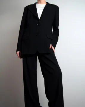 Armani tailored wide leg trousers