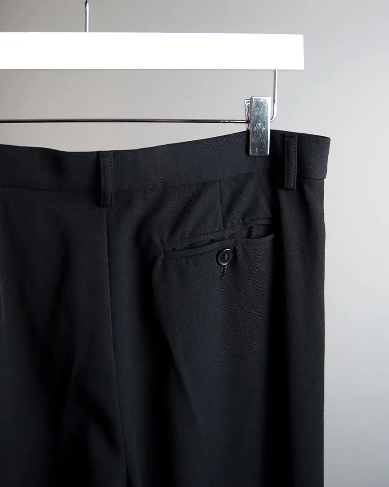 Armani tailored wide leg trousers