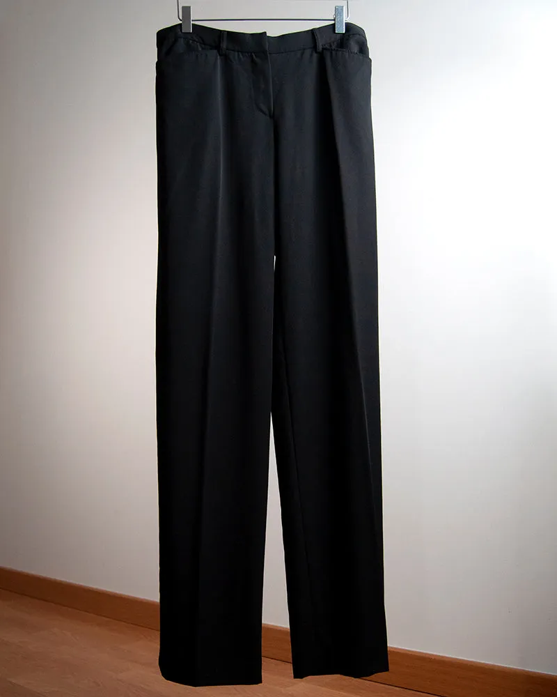 Armani tailored wide leg trousers