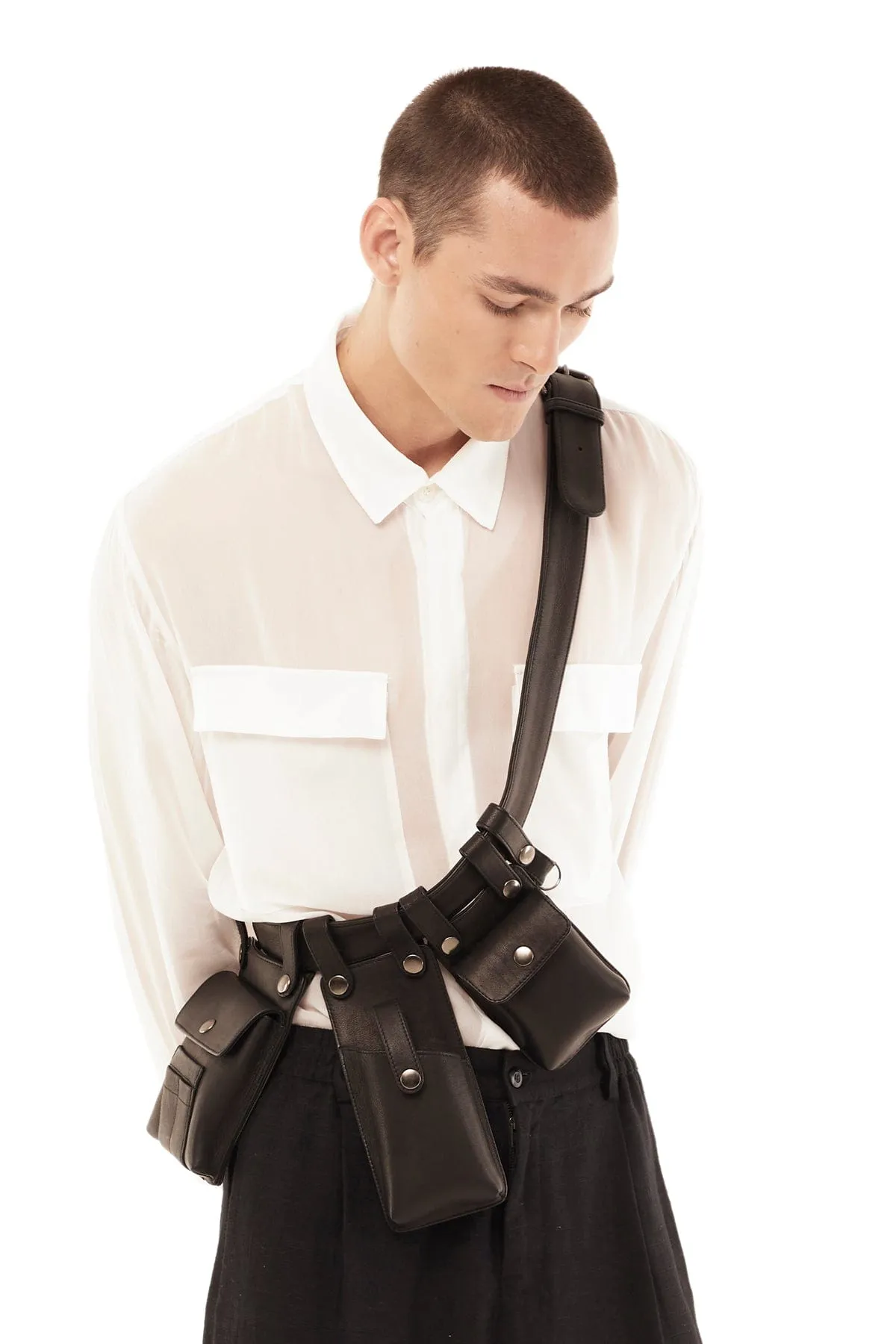 ARMY BELT BAG IN BLACK