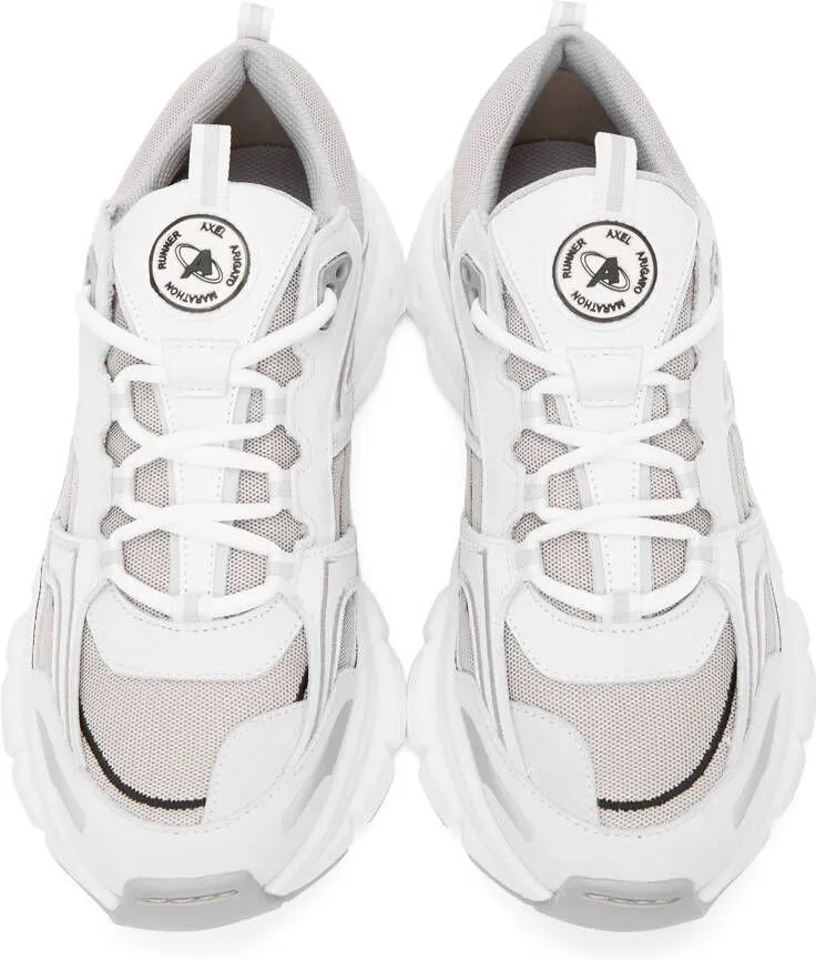 Axel Arigato White & Grey Marathon R-Trail Sneakers