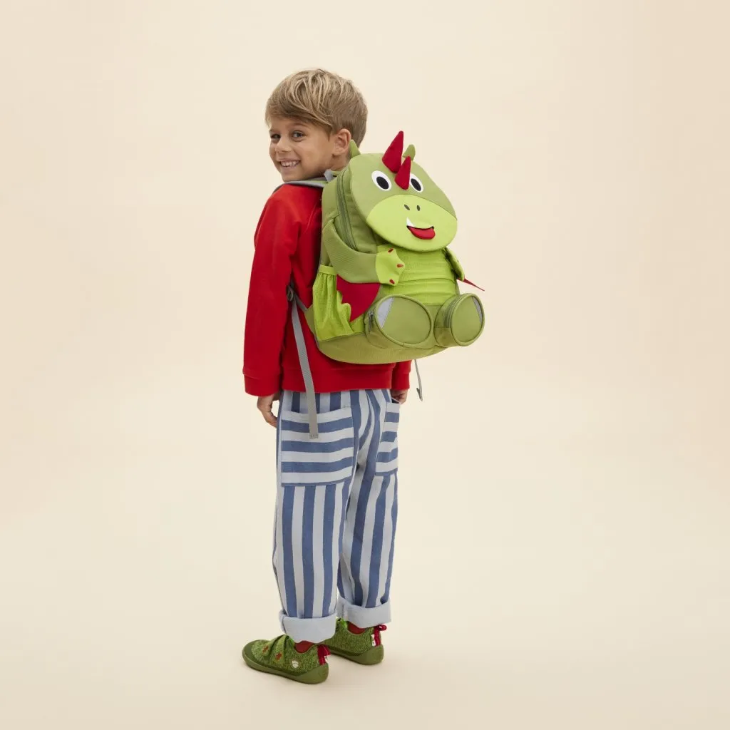 backpack Affenzahn big friend green dragon