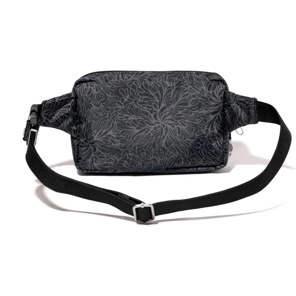 Baggallini Securtex Anti-theft Belt Midnight Blossom Print Bag (Women's)