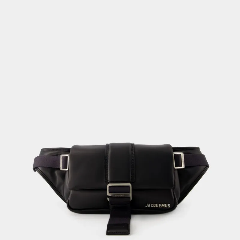 Bambimou Belt Bag - Jacquemus - Leather - Black