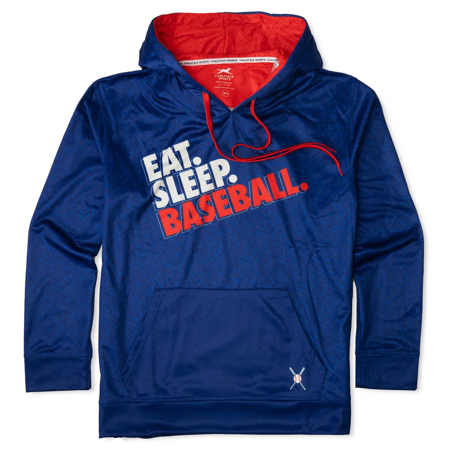 Baseball Gameday Hoodie - Eat Sleep Baseball 