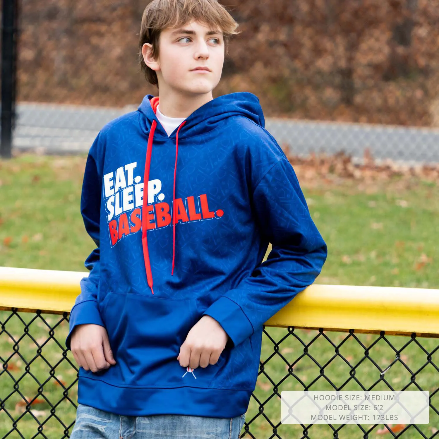 Baseball Gameday Hoodie - Eat Sleep Baseball 