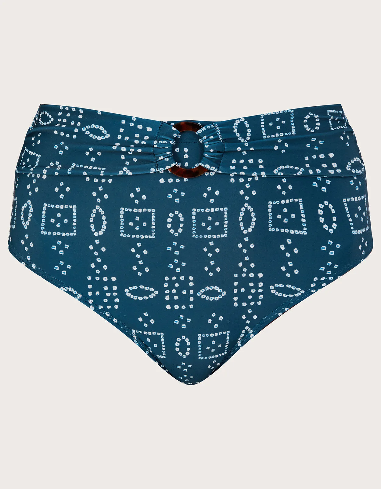 Batik Dye Print Bikini Bottoms Blue