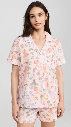 BedHead PJs   Cotton Poplin Short Sleeve Short PJ Set 