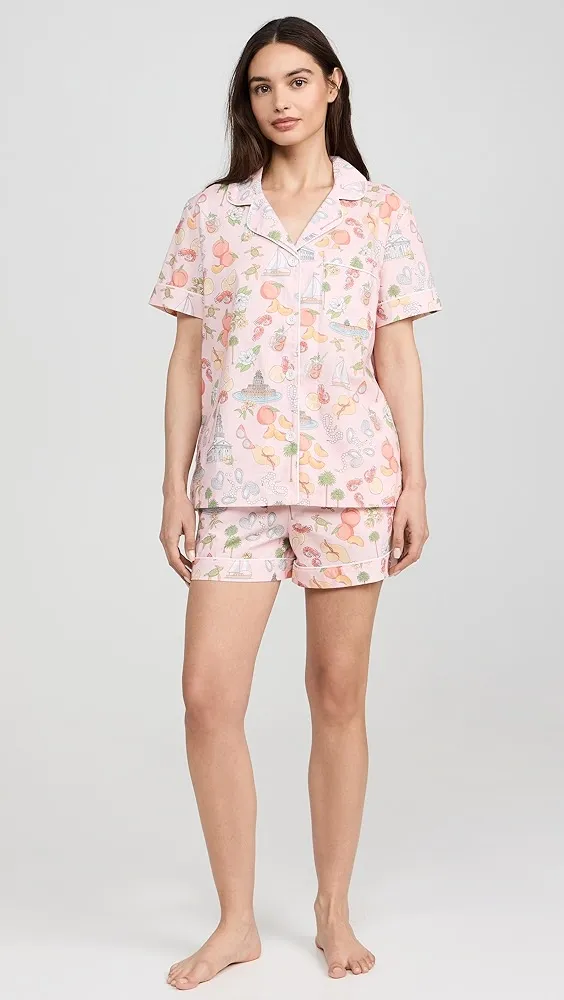 BedHead PJs   Cotton Poplin Short Sleeve Short PJ Set 