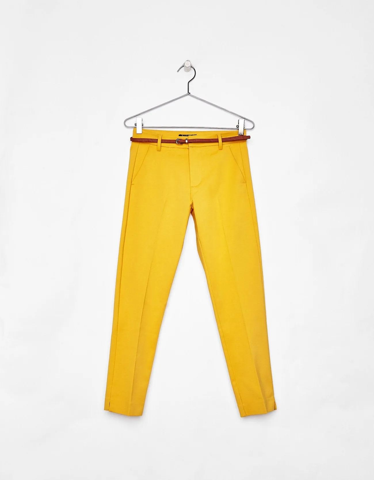 Belted chino trousers polo