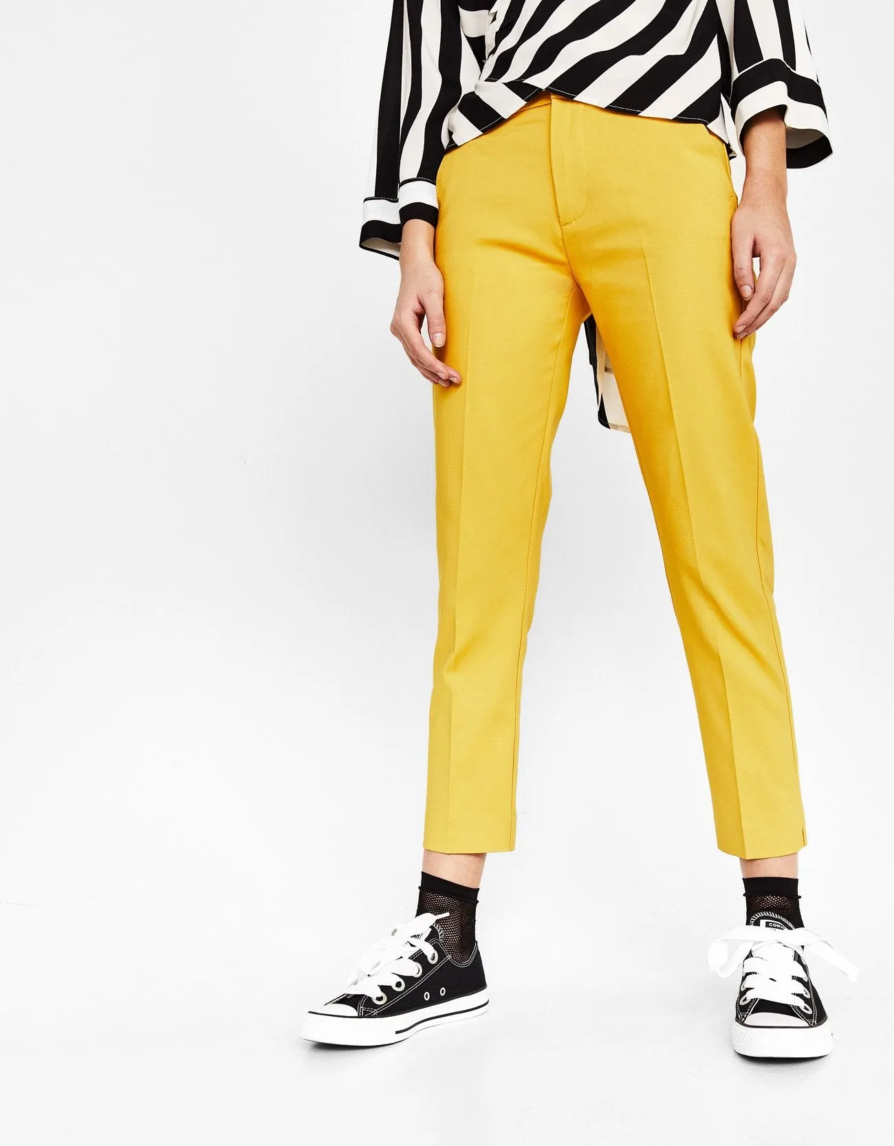 Belted chino trousers polo