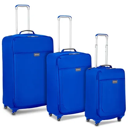 Biaggi Leggero Foldable Spinner 3-Piece Luggage Set 