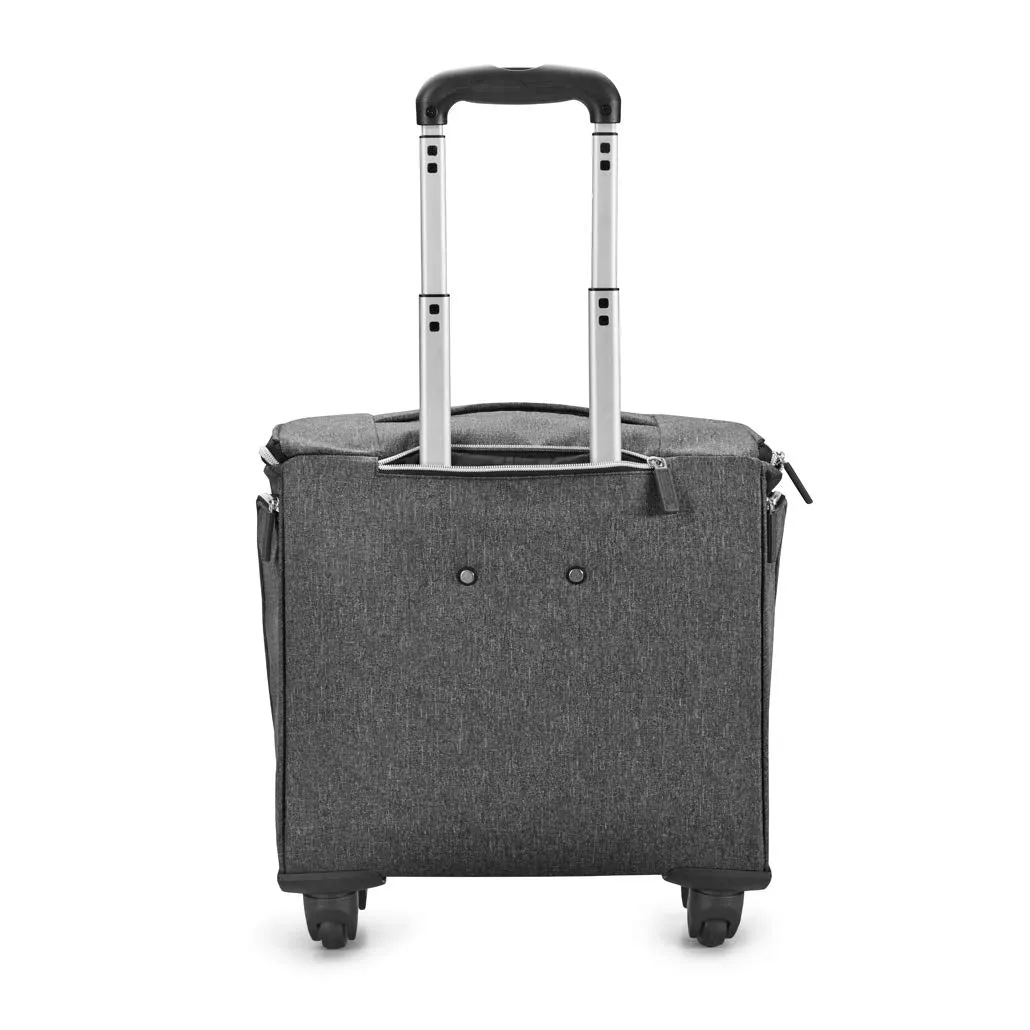 Biaggi Luggage Lift Off Expandable Under-Seater to Carry-on, Charcoal