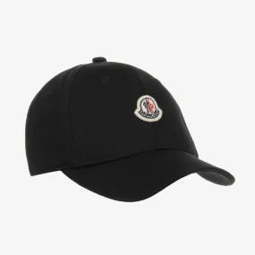 Black Cotton Baseball Cap