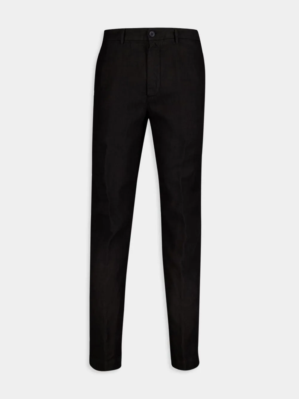 Black Linen Trousers