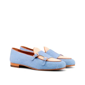 --Blue Monk Slipper Shoe-