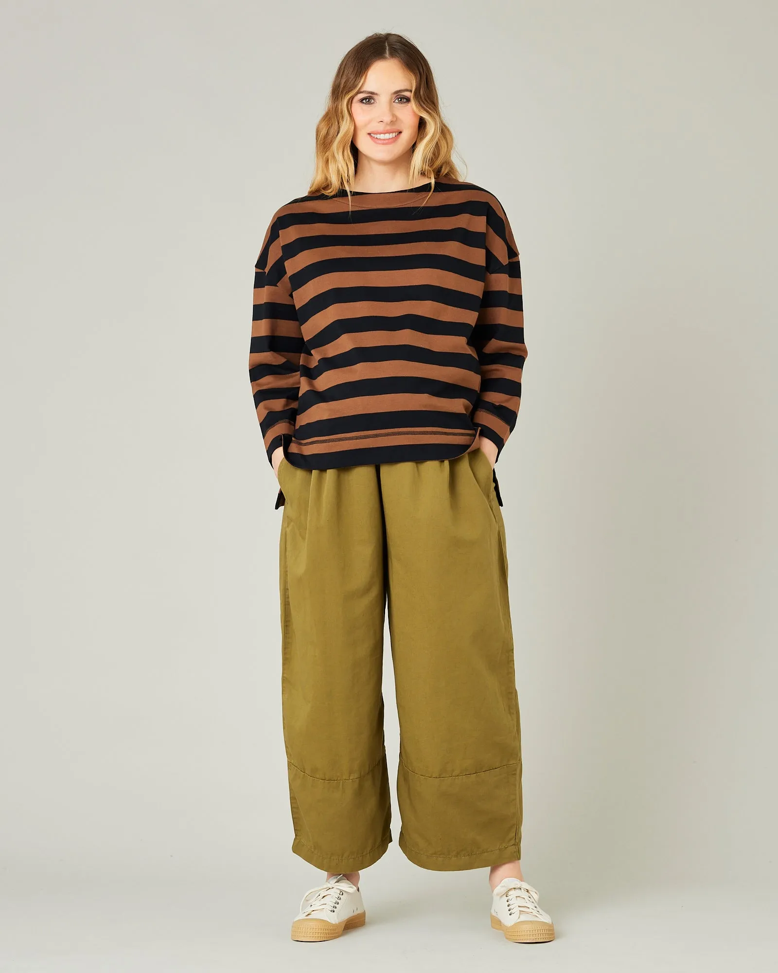 Bobbi Sicilian Green Twill Trousers