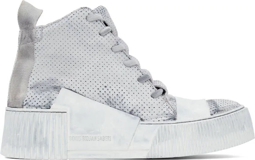 Boris Bidjan Saberi SSENSE Exclusive Grey Bamba 1.1 Sneakers