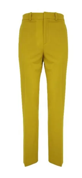 Botter Slim Fit Trousers Yellow