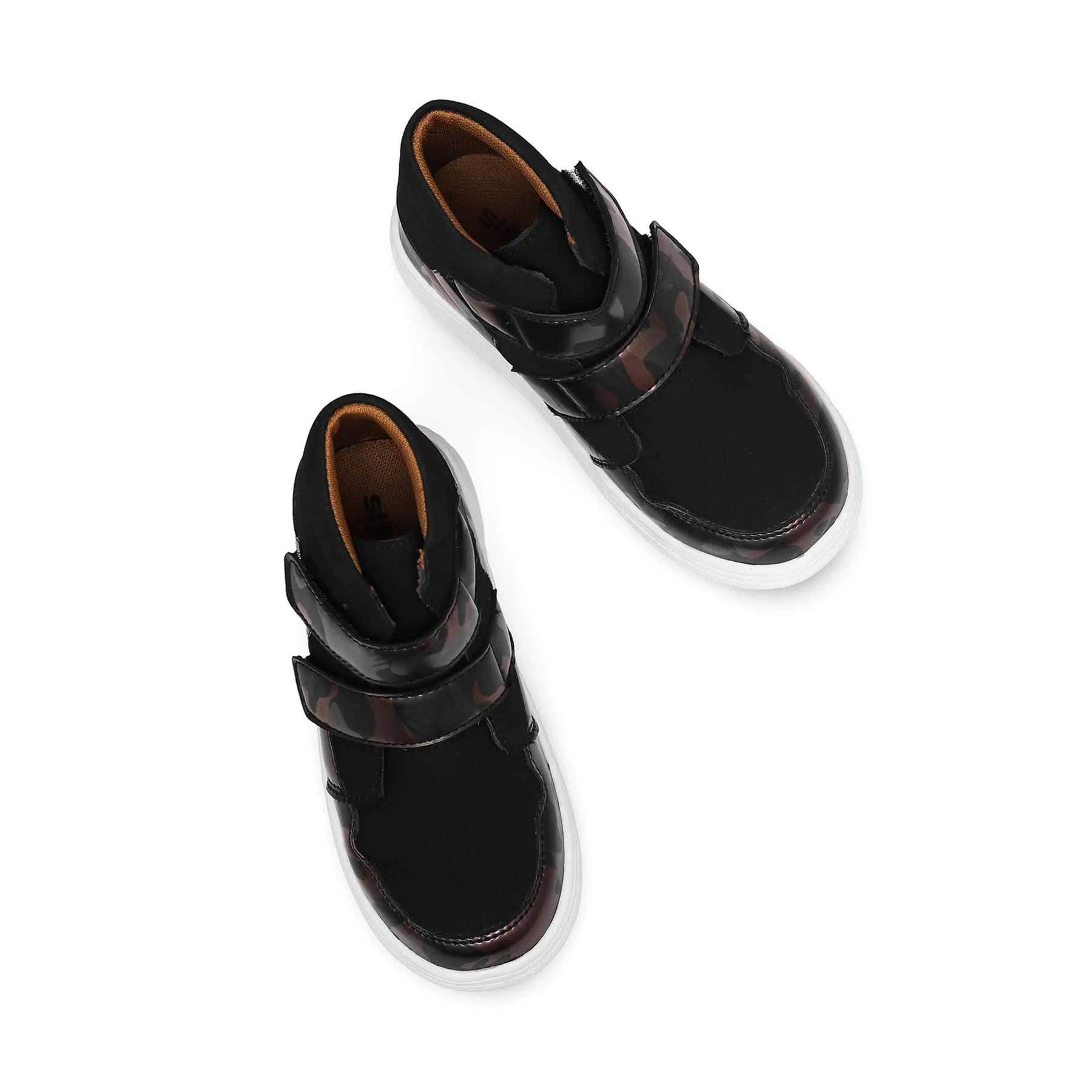 Boys Black Formal Long Shoes KD8066