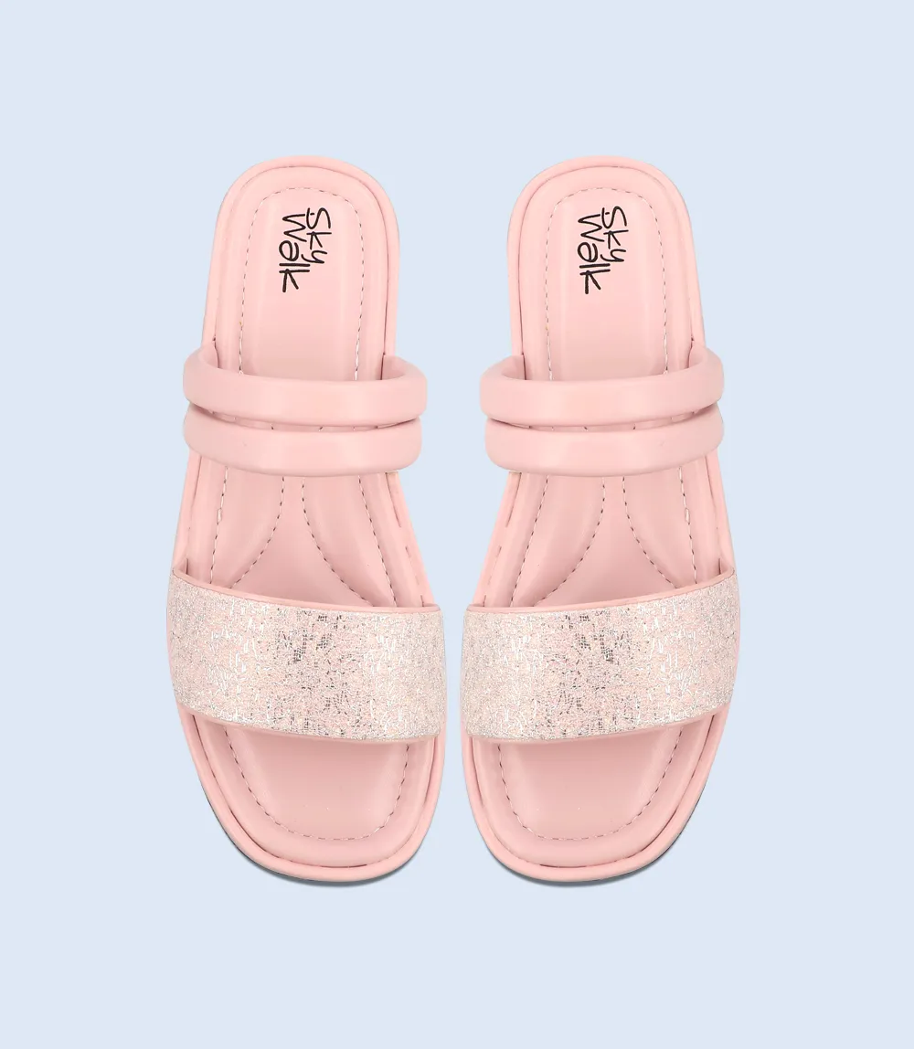 BW9637-PINK-Women Slipper