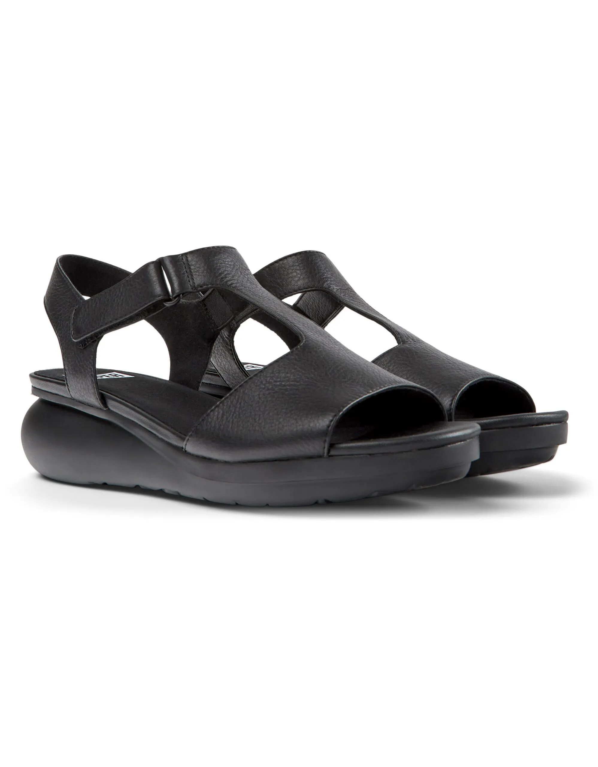 Camper Balloon K200612-005 Black Sandals for Women