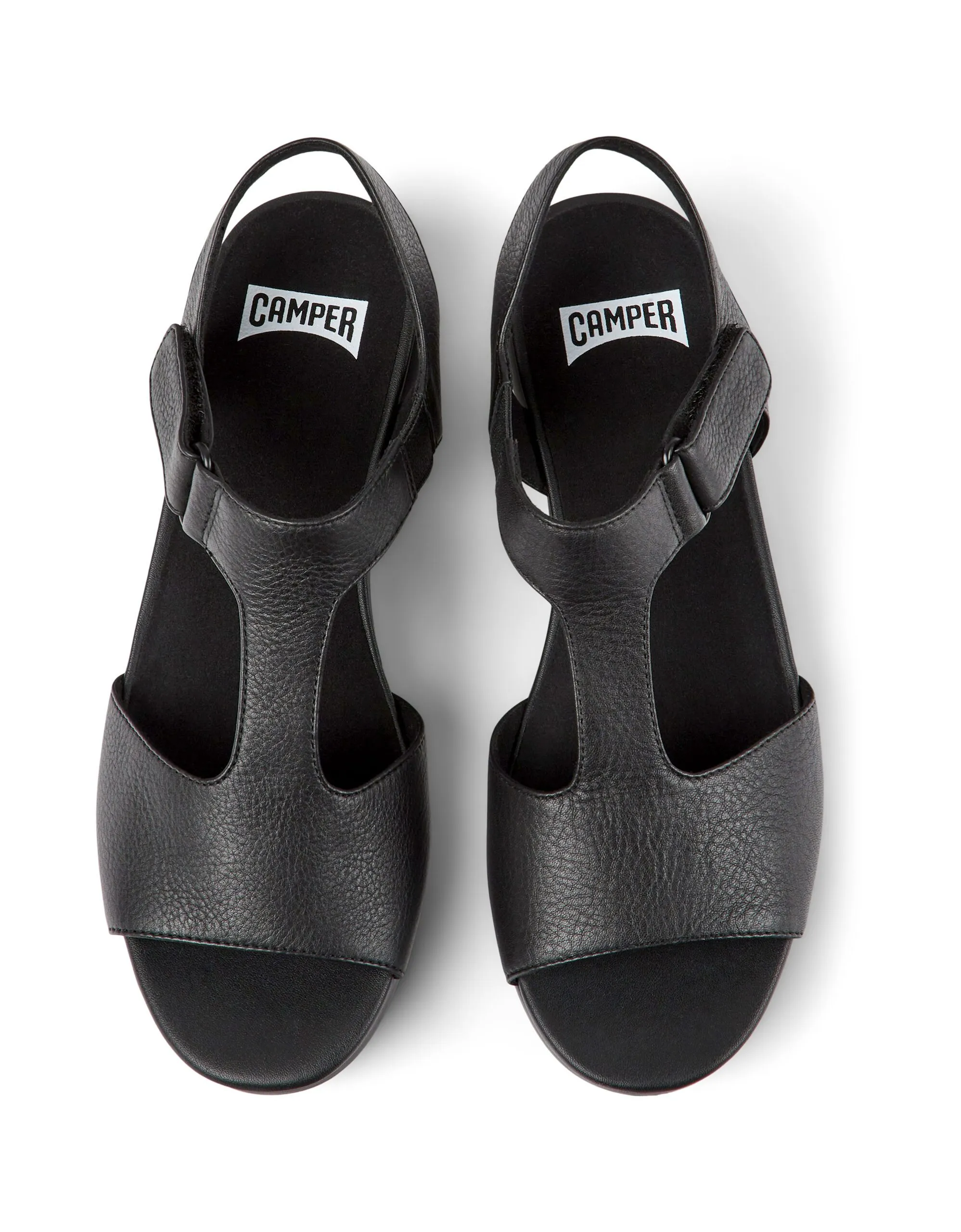 Camper Balloon K200612-005 Black Sandals for Women