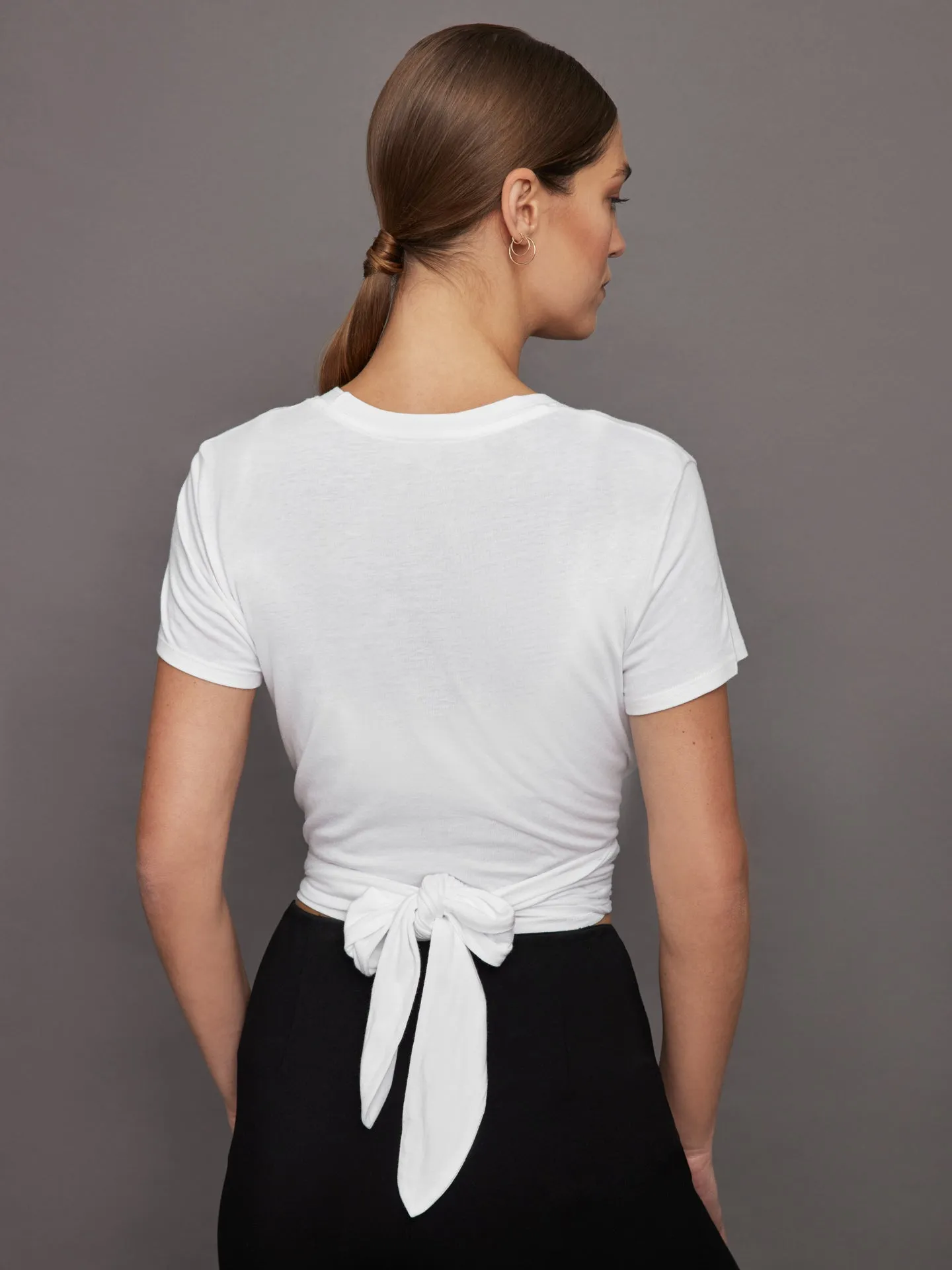 Cap Sleeve Top - White