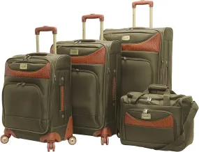 Carribean Joe Castaway 4-Piece Luggage Set 