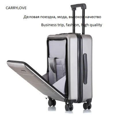 Carrylove Business Trip, Fashion, High Quality18/20/22/24/28 Inch Size Pvc Luggage Spinner Brand