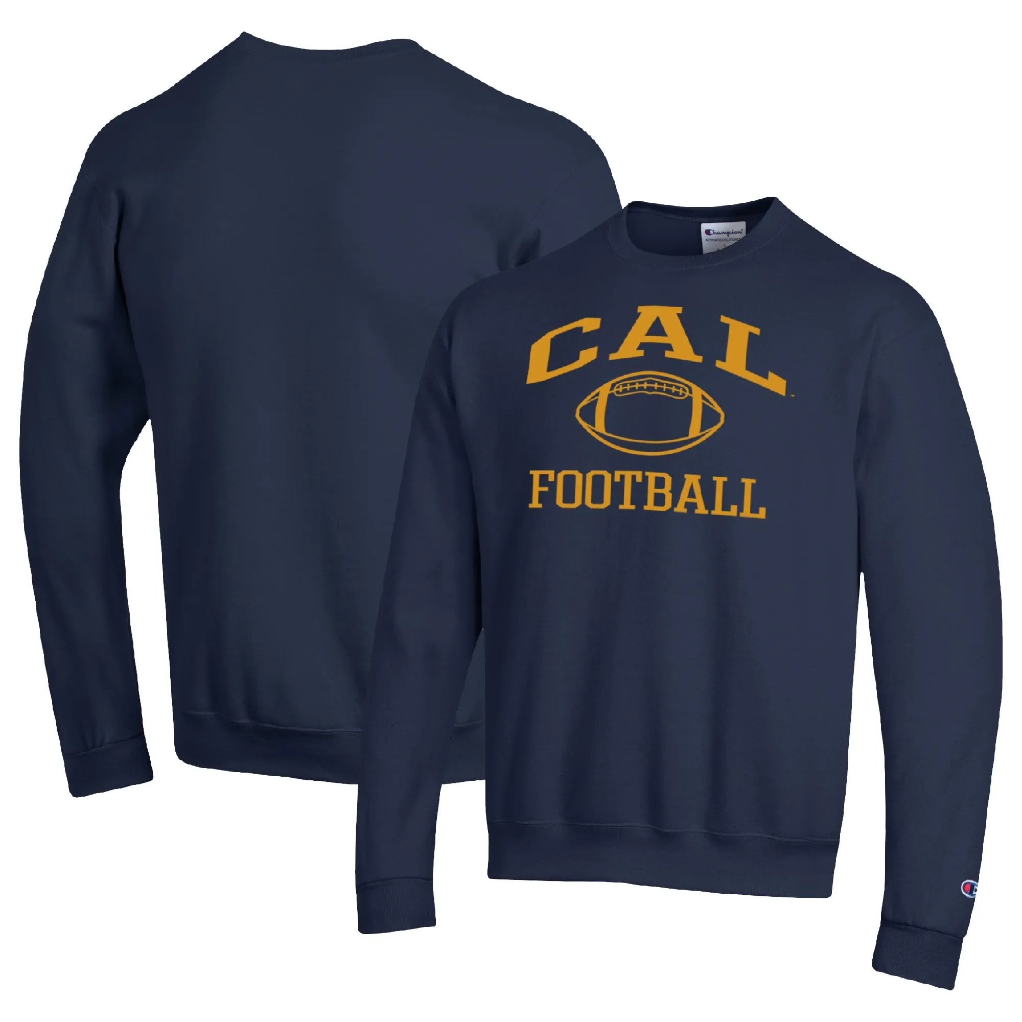 Champion Cal Bears Navy Football Icon Pullover Sweatshirt