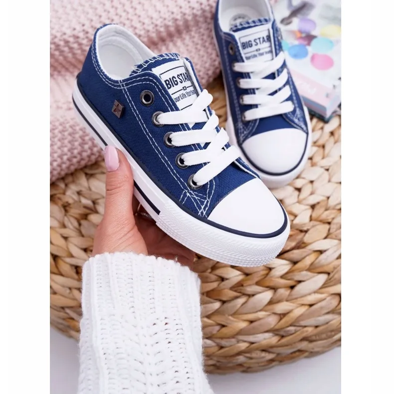 Children's Sneakers Big Star Navy Blue FF374202